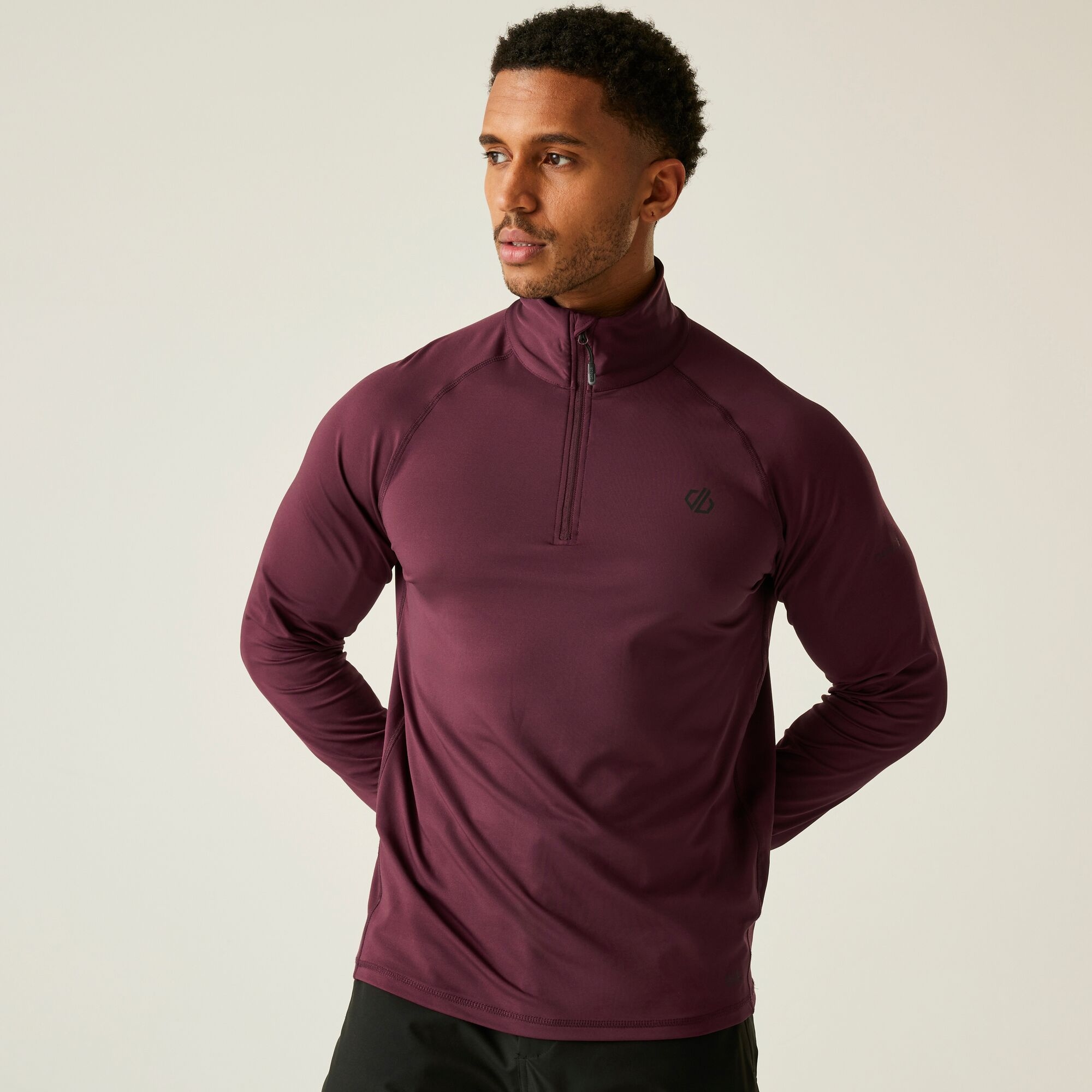 Dare 2B Men's Purple Fuse Up Ii Core Stretch Midlayer Size: S