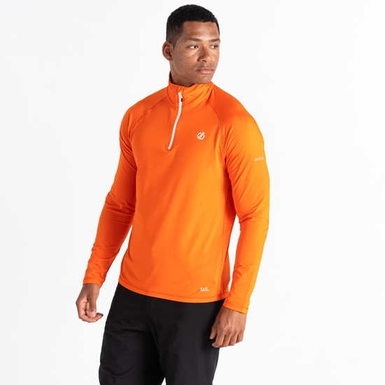 Men's Fuse Up II Recycled Lightweight Core Stretch Midlayer Puffins Orange 