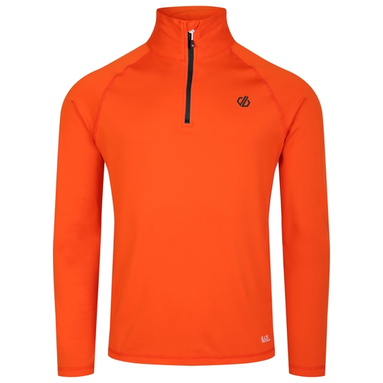 Men's Fuse Up II Lightweight Core Stretch Midlayer Puffins Orange 