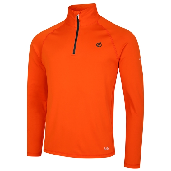 Men's Fuse Up II Lightweight Core Stretch Midlayer Puffins Orange 