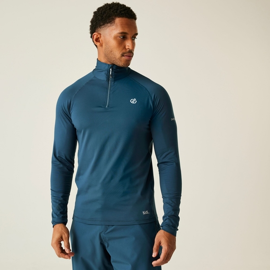 Men's Fuse Up II Lightweight Core Stretch Midlayer Moonlight Denim