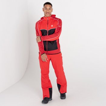 The Jenson Button Edit - Revived Recycled Full Zip Hoodie Chinese Red Black Chillie Pepper Red