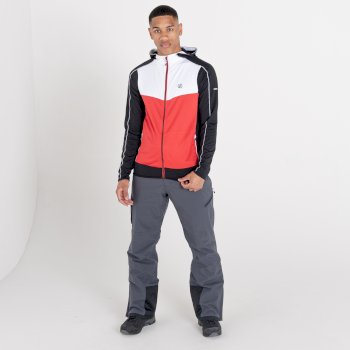The Jenson Button Edit - Revived Recycled Full Zip Hoodie White Chinese Red