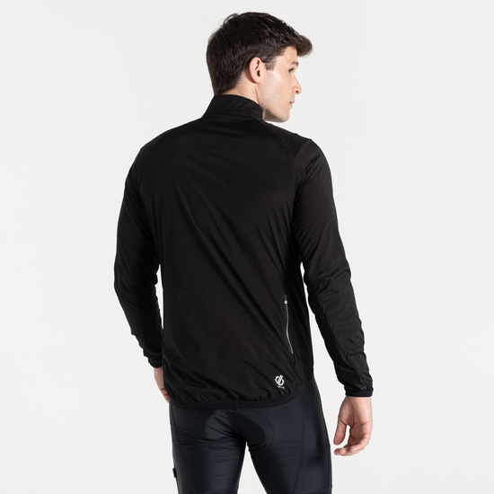 Herren Exemplary leichte Windshell Schwarz