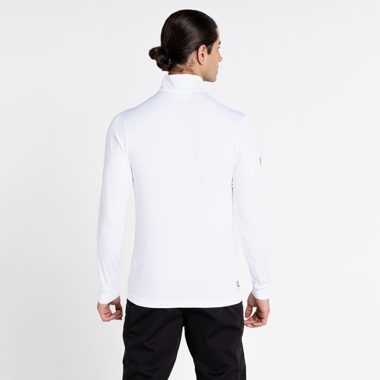 Couche intermédiaire core stretch demi-zip Homme OUTSTAND II Blanc