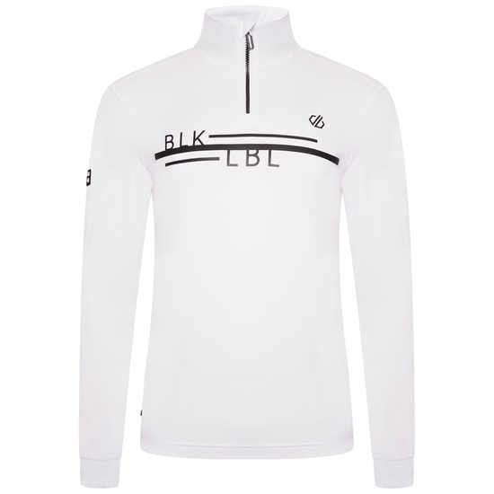 Couche intermédiaire core stretch demi-zip Homme OUTSTAND II Blanc