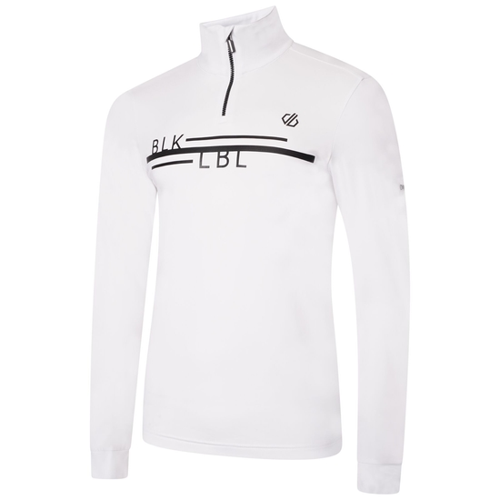 Couche intermédiaire core stretch demi-zip Homme OUTSTAND II Blanc