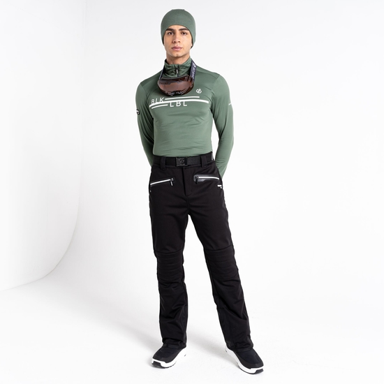 Couche intermédiaire core stretch demi-zip Homme OUTSTAND II Vert