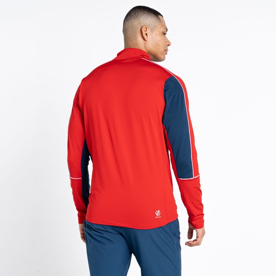 Men's Dignify II Half Zip Core Stretch Midlayer Danger Red