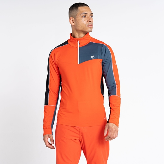 Men's Dignify II Half Zip Core Stretch Midlayer Infrared