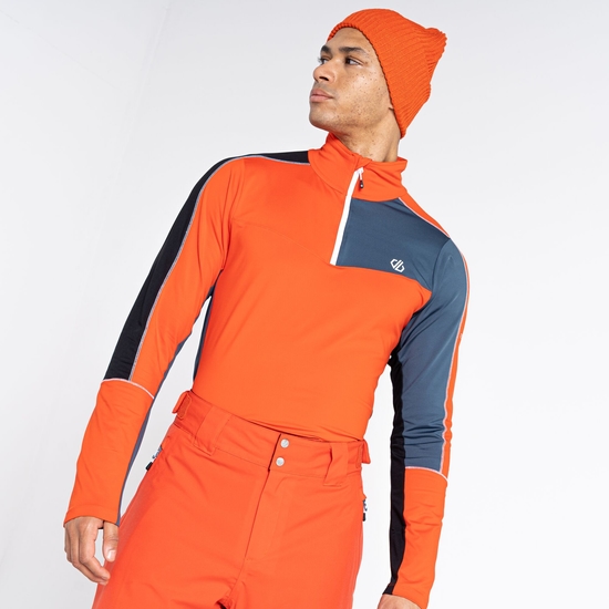 Men's Dignify II Half Zip Core Stretch Midlayer Infrared