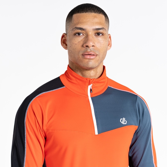 Men's Dignify II Half Zip Core Stretch Midlayer Infrared
