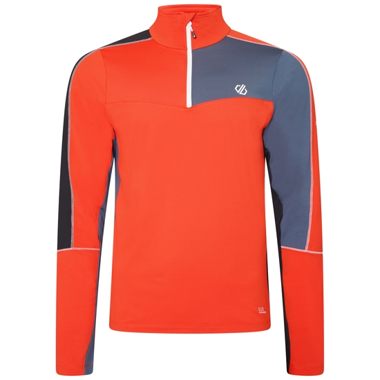 Men's Dignify II Half Zip Core Stretch Midlayer Infrared