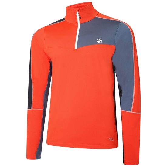 Men's Dignify II Half Zip Core Stretch Midlayer Infrared