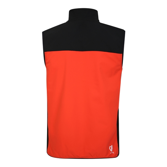 Men's Latitudinal Softshell Vest  Trail Blaze Black