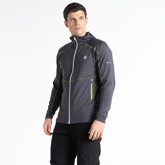 Couche intermédiaire à capuche Core Stretch Homme ASSIMILATE Gris