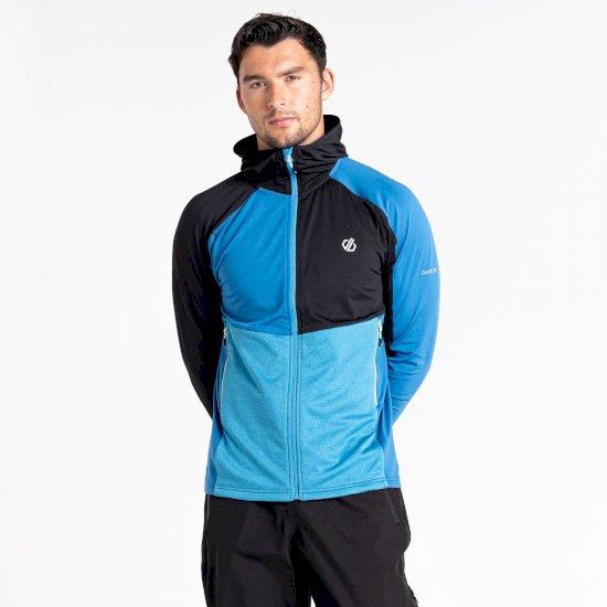 Couche intermédiaire à capuche Core Stretch Homme ASSIMILATE Bleu