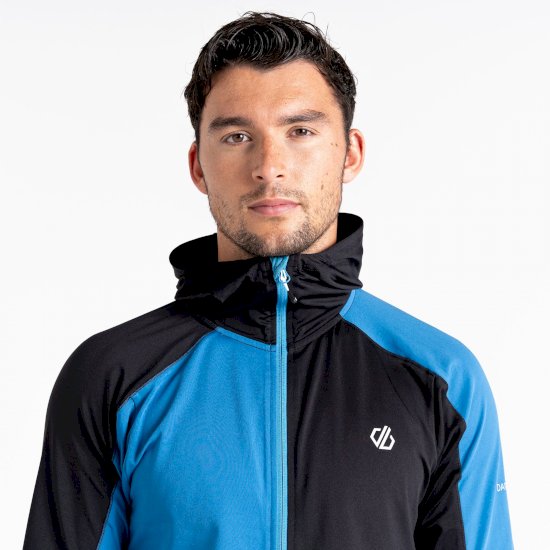 Couche intermédiaire à capuche Core Stretch Homme ASSIMILATE Bleu