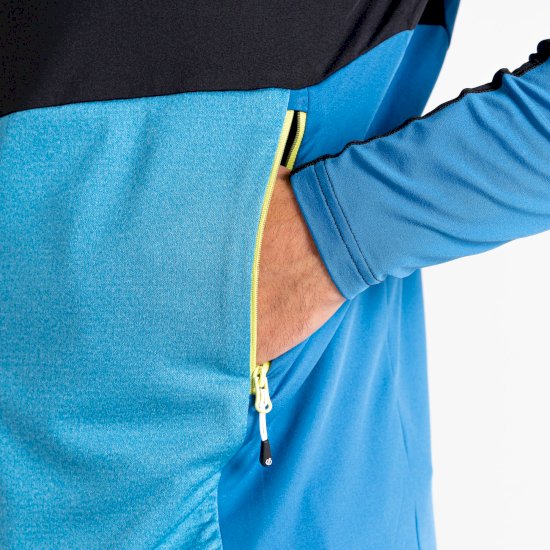 Couche intermédiaire à capuche Core Stretch Homme ASSIMILATE Bleu