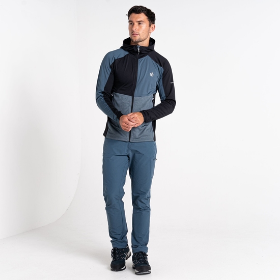 Couche intermédiaire à capuche Core Stretch Homme ASSIMILATE Gris