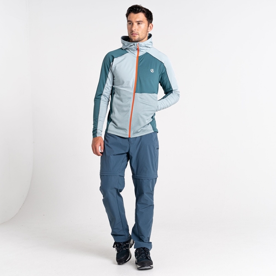 Couche intermédiaire à capuche Core Stretch Homme ASSIMILATE Vert Gris