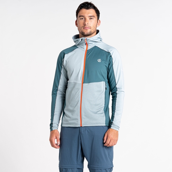 Couche intermédiaire à capuche Core Stretch Homme ASSIMILATE Vert Gris