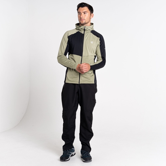 Herren Assimilate Core Stretch-Midlayer mit Kapuze Grün