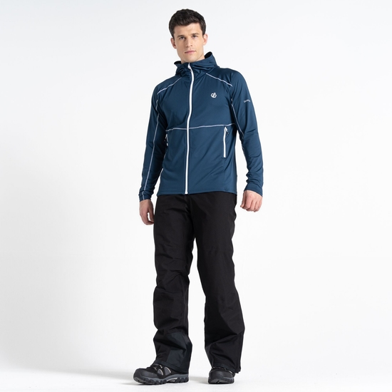 Men's Assimilate Hooded Core Stretch Midlayer Moonlight Denim 