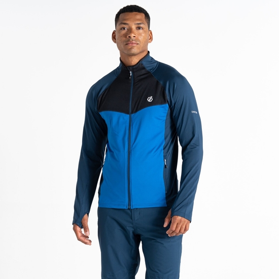 Couche intermédiaire zippée Core Strech Homme Substratum Bleu