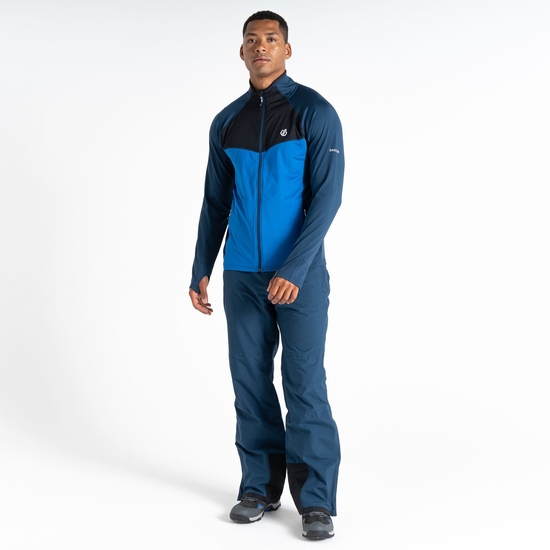 Couche intermédiaire zippée Core Strech Homme Substratum Bleu