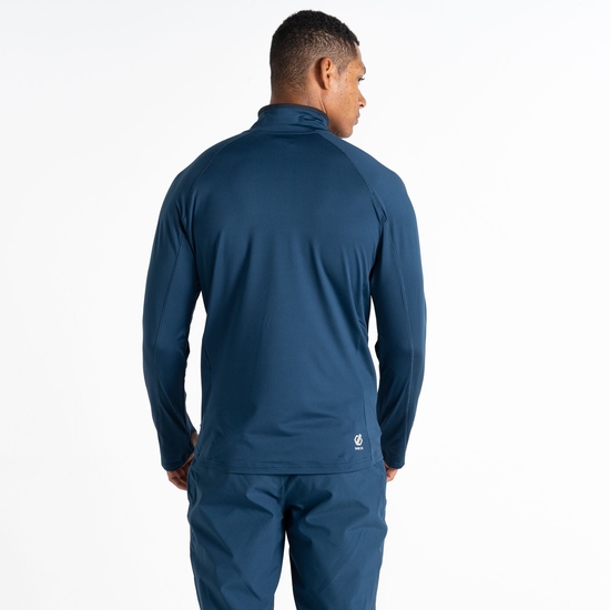 Couche intermédiaire zippée Core Strech Homme Substratum Bleu