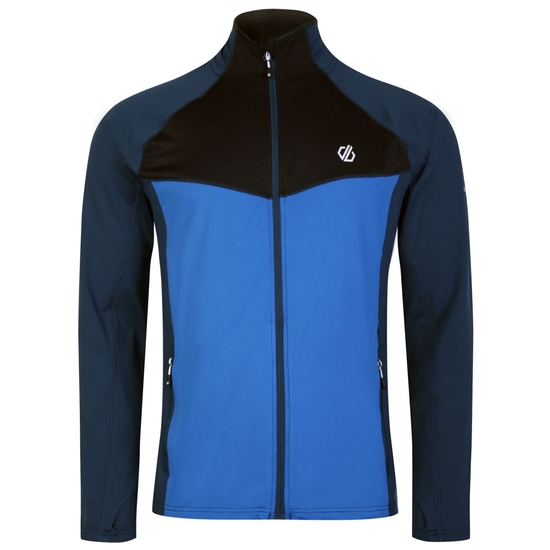 Couche intermédiaire zippée Core Strech Homme Substratum Bleu