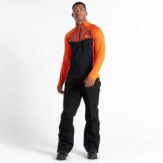 Couche intermédiaire zippée Core Strech Homme Substratum Orange