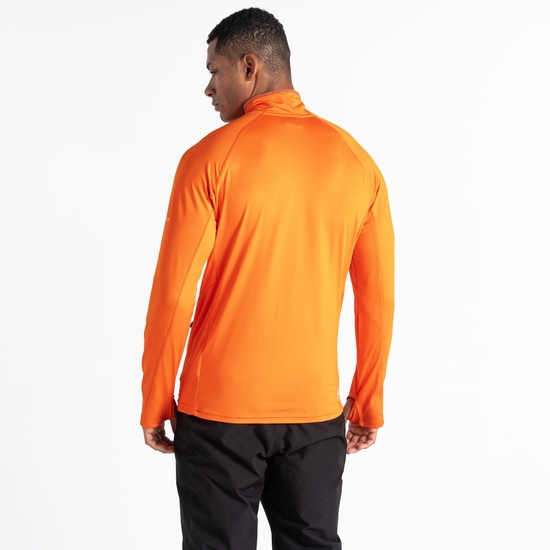 Couche intermédiaire zippée Core Strech Homme Substratum Orange