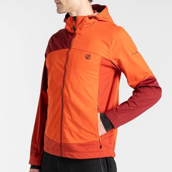 Men's Mountaineer Softshell Jacket Tuscan Cinnamon Red