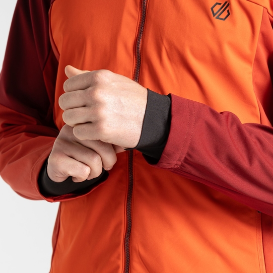 Men's Mountaineer Softshell Jacket Tuscan Cinnamon Red