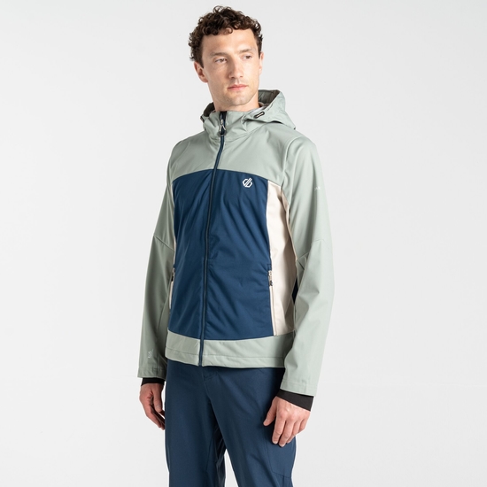 Herren Mountaineer Softshelljacke Blau