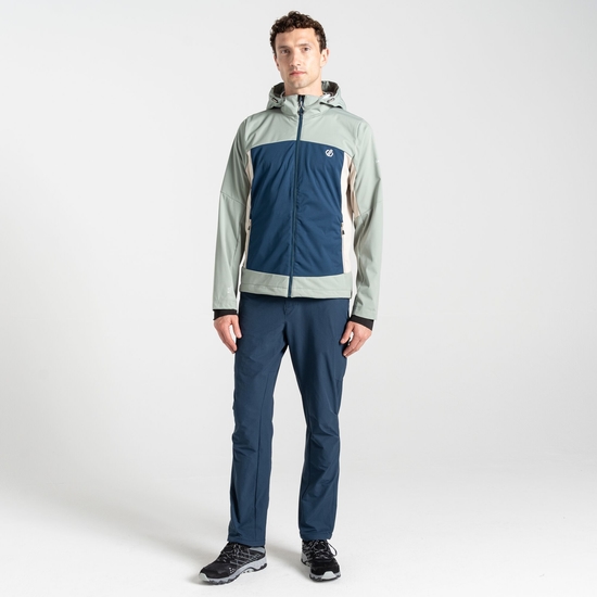 Herren Mountaineer Softshelljacke Blau