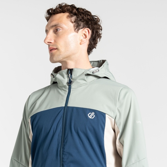 Herren Mountaineer Softshelljacke Blau