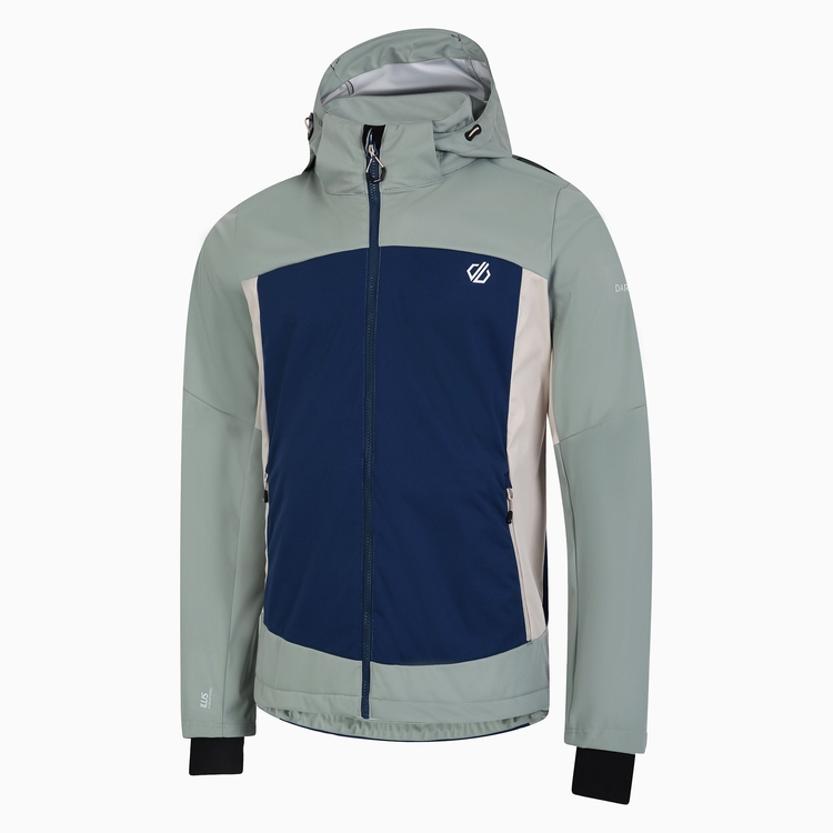 Men s Mountaineer Softshell Jacket Moonlight Denim Green
