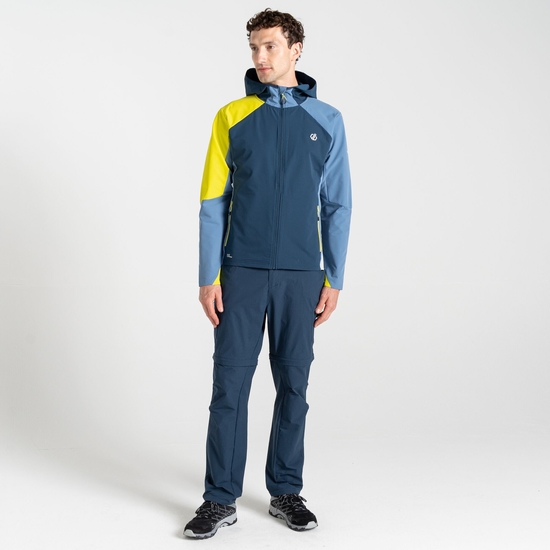 Men's Lattitudinal II Softshell Jacket Moonlight Denim Blue