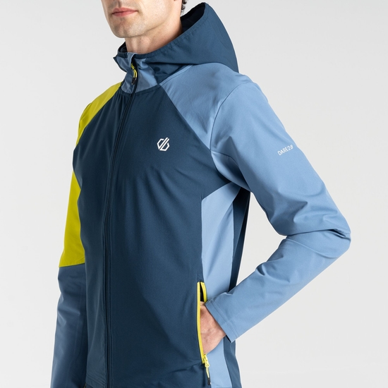 Men's Lattitudinal II Softshell Jacket Moonlight Denim Blue