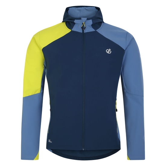 Men's Lattitudinal II Softshell Jacket Moonlight Denim Blue