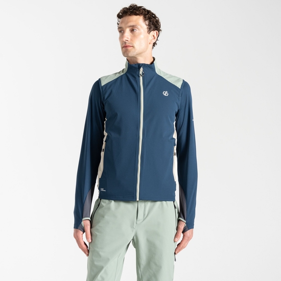 Herren Lattitudinal II Weste Blau