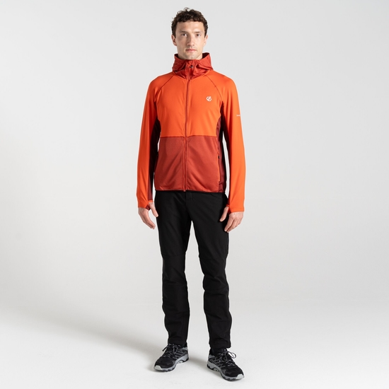 Men's Assimlilate II Core Stretch Midlayer Cinnamon Syrah Red