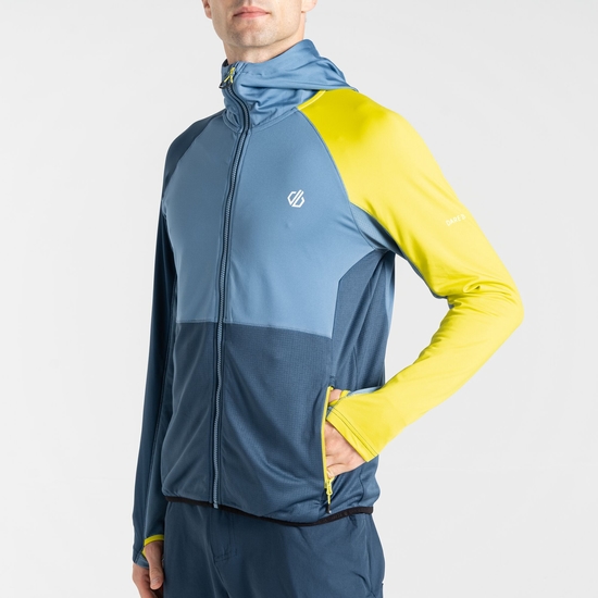 Herren Assimilate II Core-Stretch-Midlayer Blau