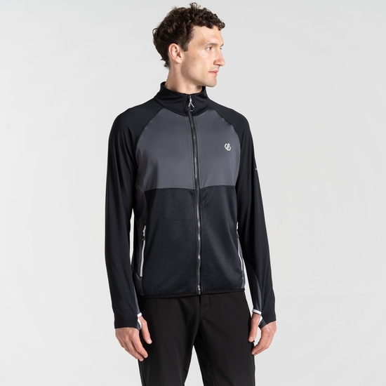 Men's Substratum II Core Stretch Midlayer Black Ebony Grey