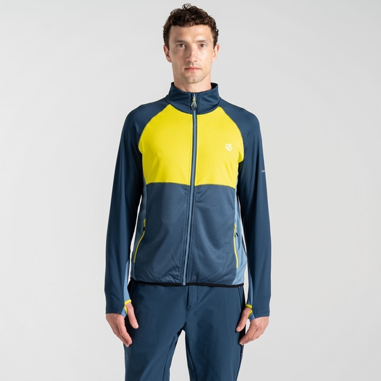Men's Substratum II Core Stretch Midlayer Yellow Moonlight Denim 