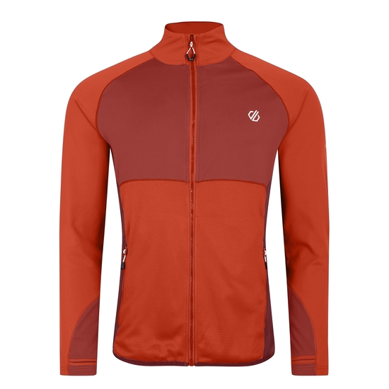 Men's Substratum II Core Stretch Midlayer Cinnamon Tuscan Red