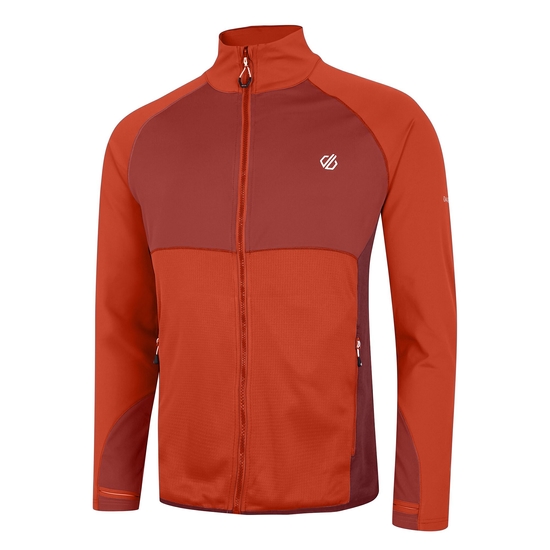 Men's Substratum II Core Stretch Midlayer Cinnamon Tuscan Red
